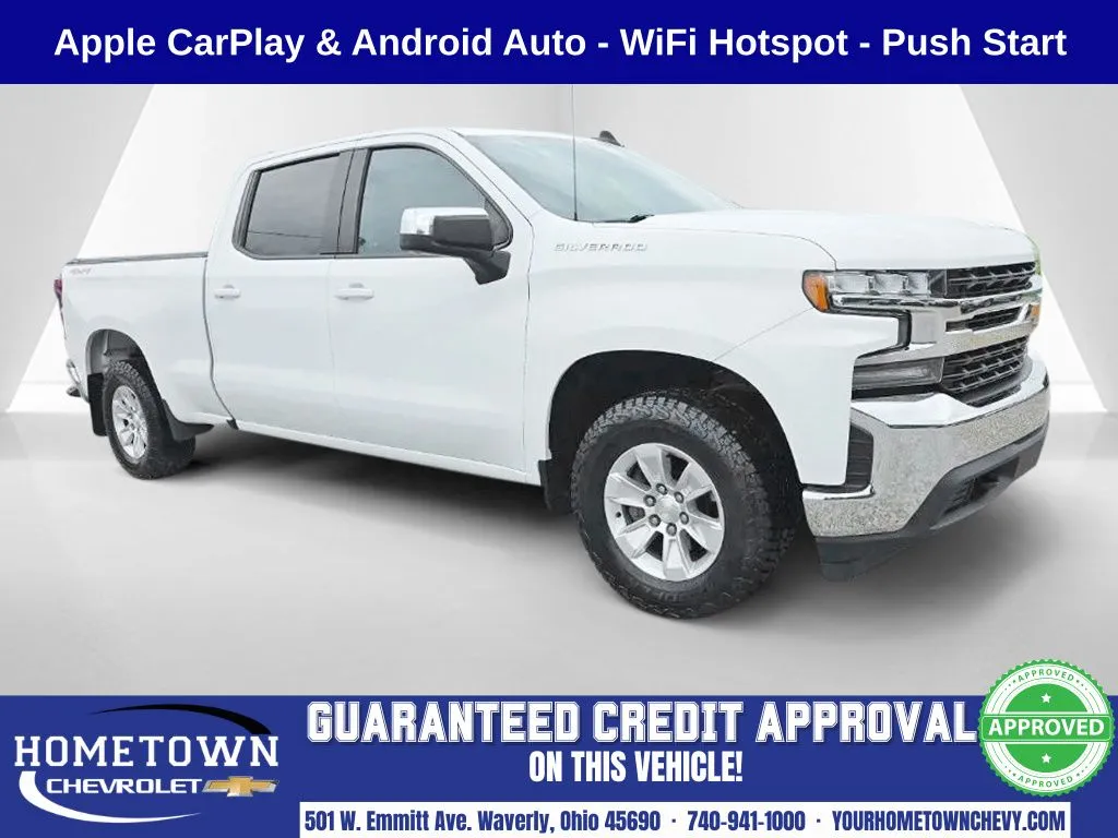 White 2019 Chevrolet Silverado 1500 LT for sale in Waverly, OH