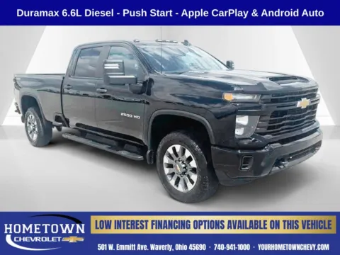 Black 2024 Chevrolet Silverado 2500 HD Custom for sale in Waverly, OH