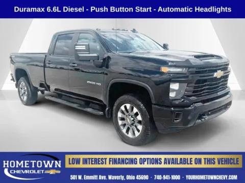 Black 2024 Chevrolet Silverado 2500 HD Custom for sale in Waverly, OH
