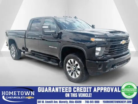 Black 2024 Chevrolet Silverado 2500 HD Custom for sale in Waverly, OH