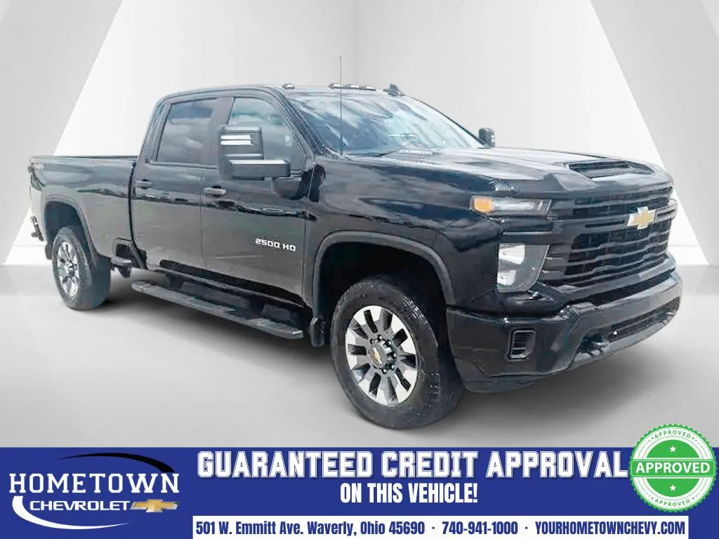 Black 2024 Chevrolet Silverado 2500 HD Custom for sale in Waverly, OH