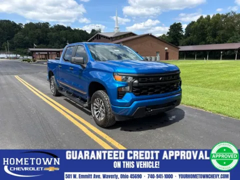 Blue 2022 Chevrolet Silverado 1500 Custom for sale in Waverly, OH