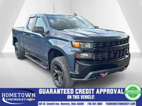 Blue 2019 Chevrolet Silverado 1500 Custom Trail Boss for sale in Waverly, OH
