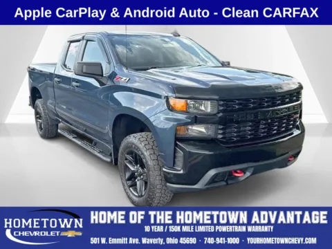 Blue 2019 Chevrolet Silverado 1500 Custom Trail Boss for sale in Waverly, OH