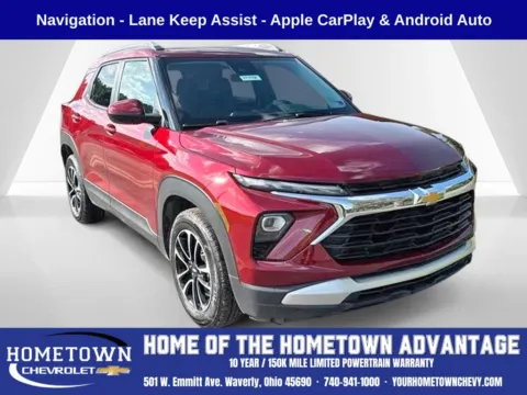 Red 2025 Chevrolet TrailBlazer LT for sale in Waverly, OH