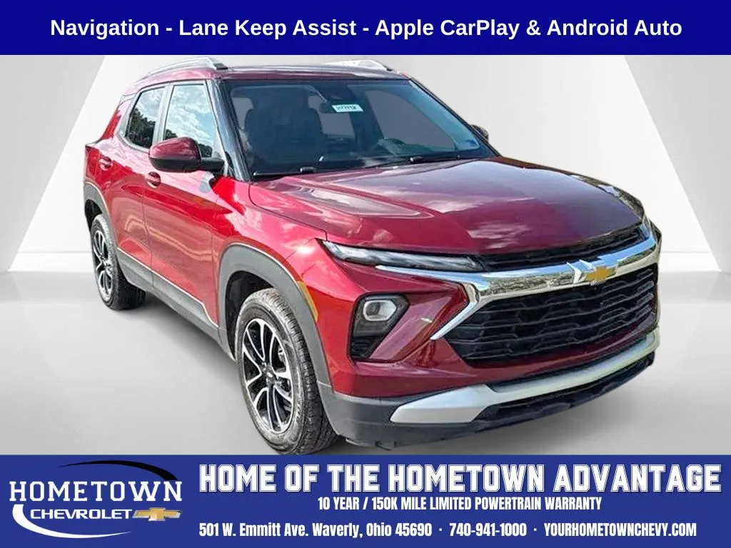 Red 2025 Chevrolet TrailBlazer LT for sale in Waverly, OH
