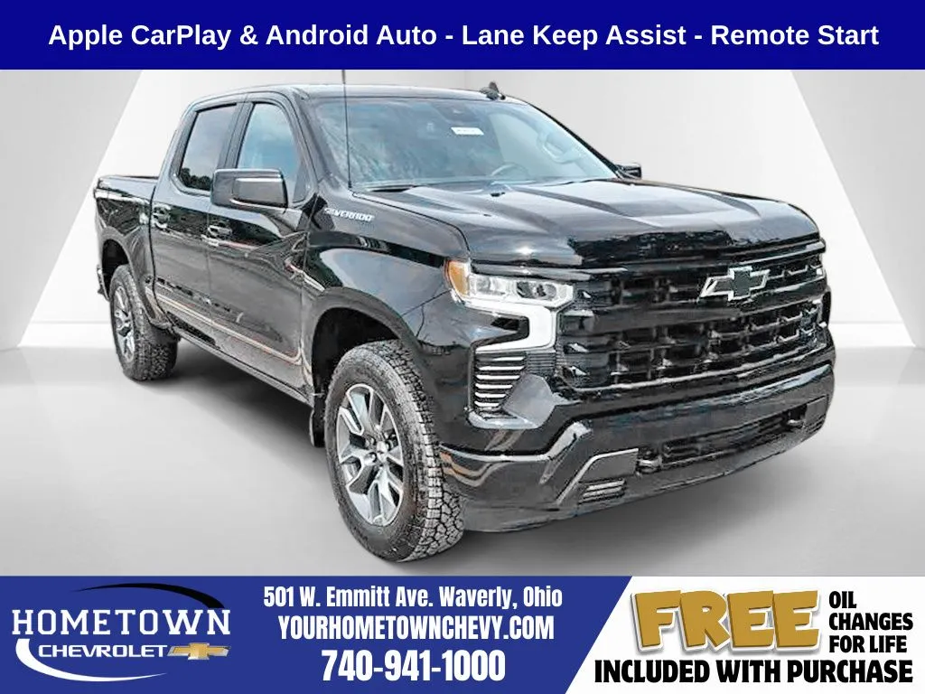 Black 2026 Chevrolet Silverado 1500 RST for sale in Waverly, OH