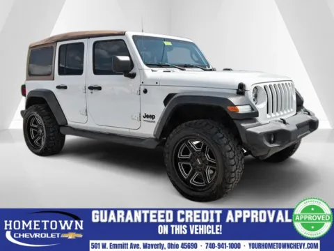 White 2020 Jeep Wrangler Unlimited Sport for sale in Waverly, OH