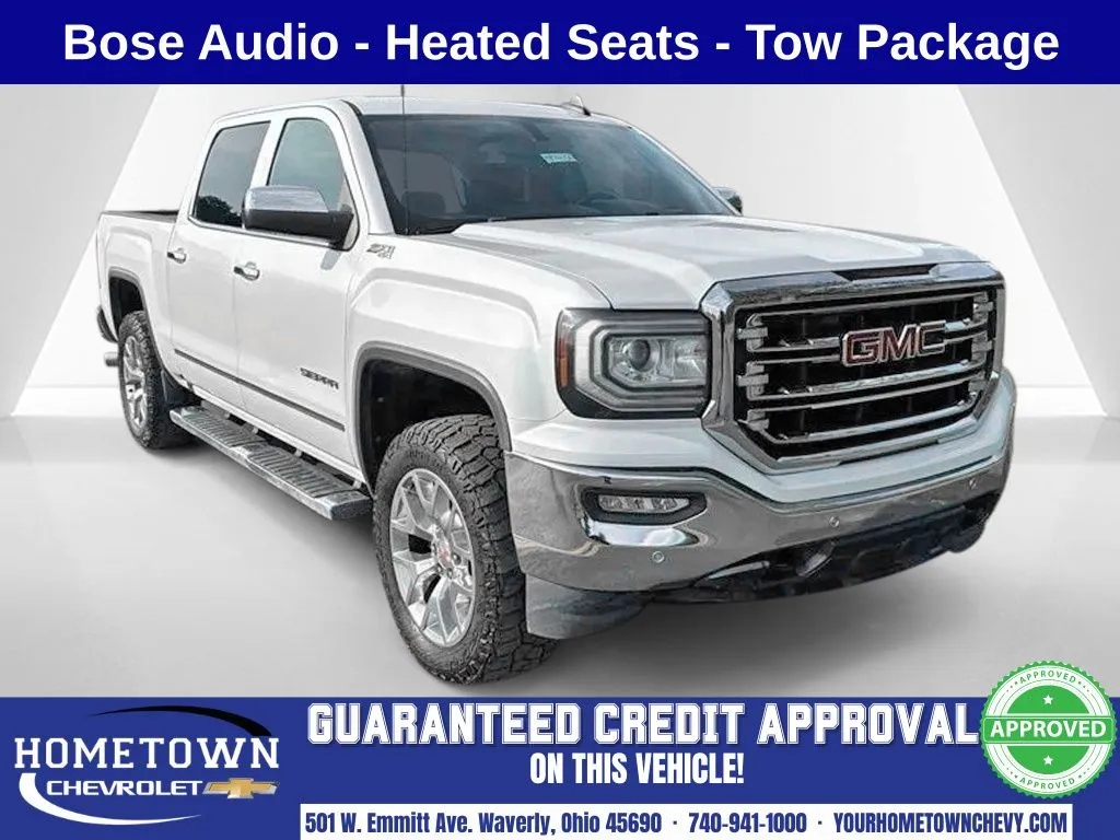 White 2018 GMC Sierra 1500 SLT for sale in Waverly, OH