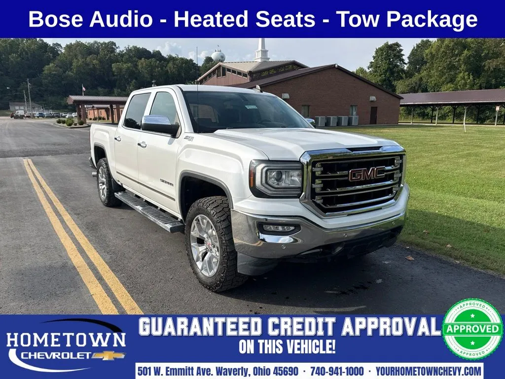 White 2018 GMC Sierra 1500 SLT for sale in Waverly, OH