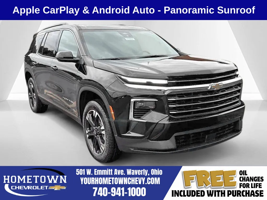 Black 2027 Chevrolet Traverse LT for sale in Waverly, OH