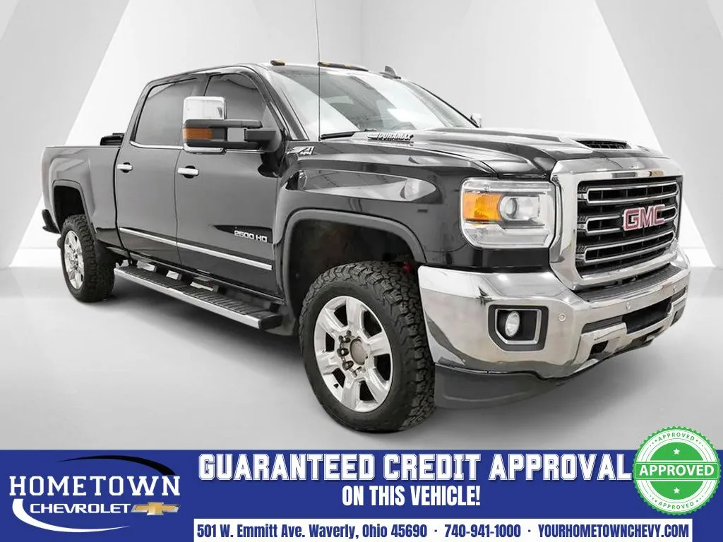 Black 2019 GMC Sierra 2500 HD SLT for sale in Waverly, OH