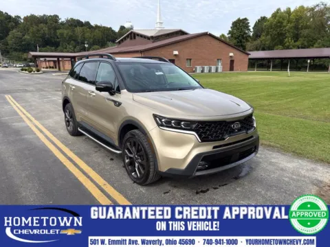 Beige 2021 Kia Sorento SX Prestige X-Line for sale in Waverly, OH
