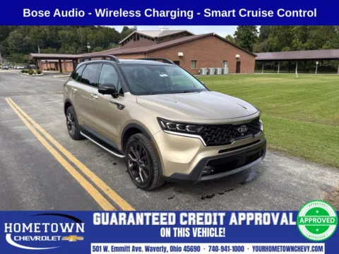 Beige 2021 Kia Sorento SX Prestige X-Line for sale in Waverly, OH