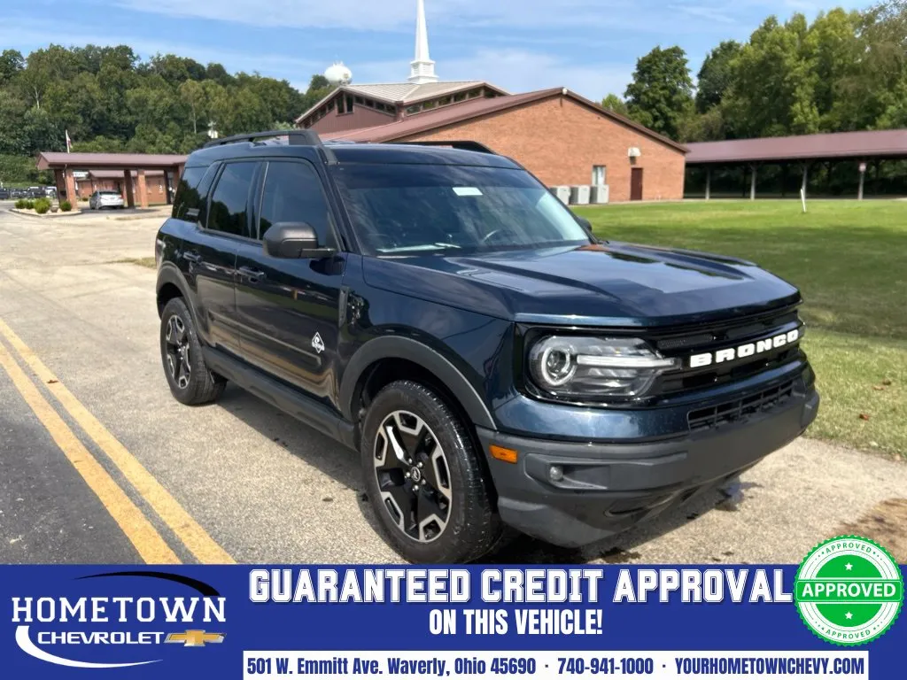 Blue 2021 Ford Bronco Sport Outer Banks for sale in Waverly, OH
