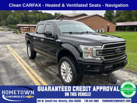 Black 2018 Ford F-150 Limited for sale in Waverly, OH