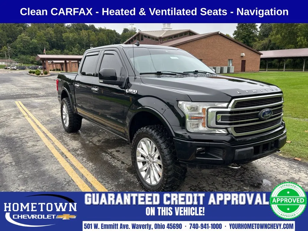 Black 2018 Ford F-150 Limited for sale in Waverly, OH