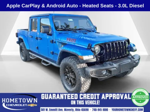 Blue 2021 Jeep Gladiator Willys for sale in Waverly, OH