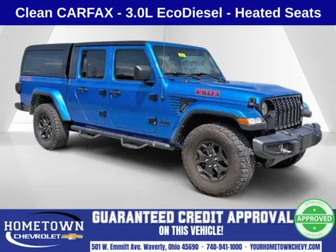 Blue 2021 Jeep Gladiator Willys for sale in Waverly, OH