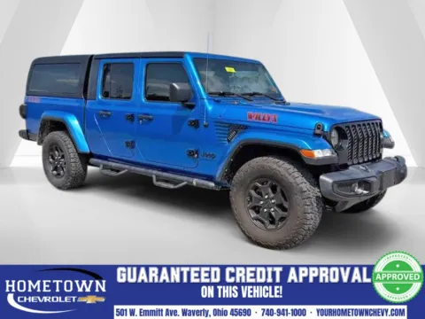 Blue 2021 Jeep Gladiator Willys for sale in Waverly, OH