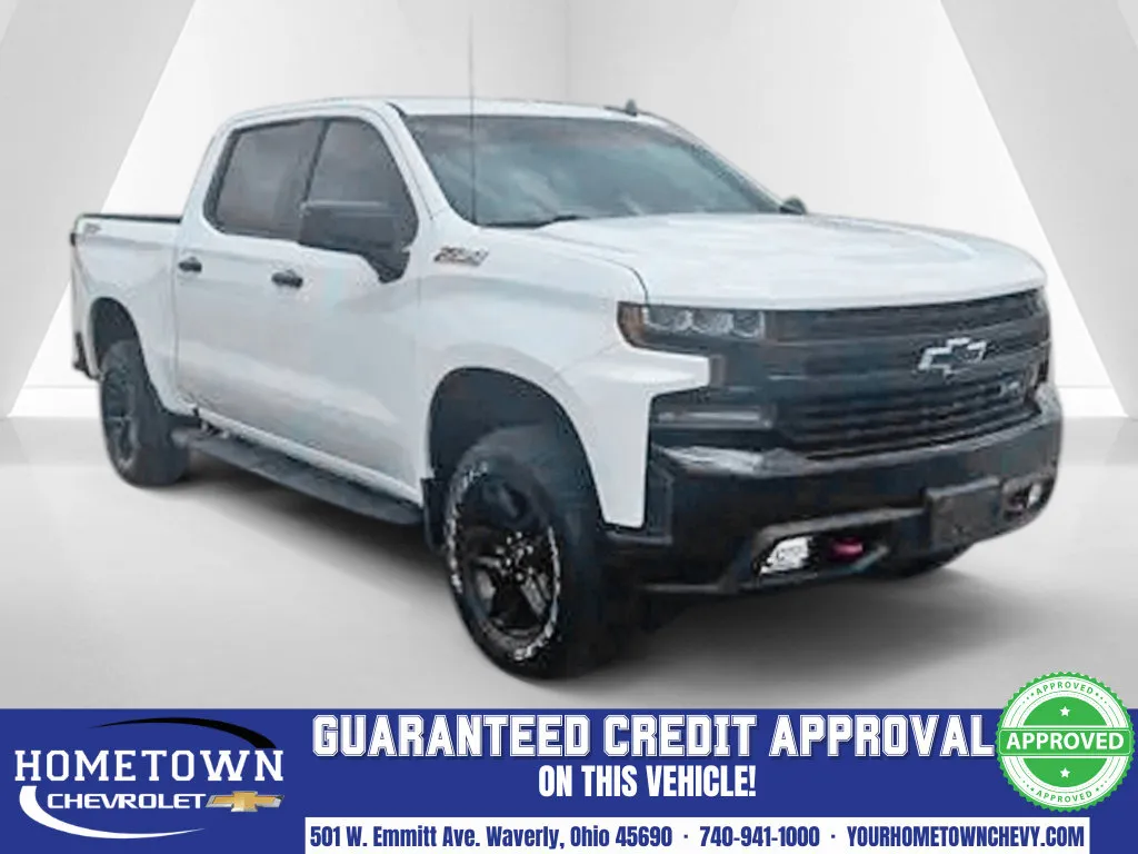White 2019 Chevrolet Silverado 1500 LT Trail Boss for sale in Waverly, OH