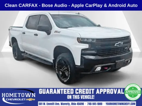 White 2019 Chevrolet Silverado 1500 LT Trail Boss for sale in Waverly, OH