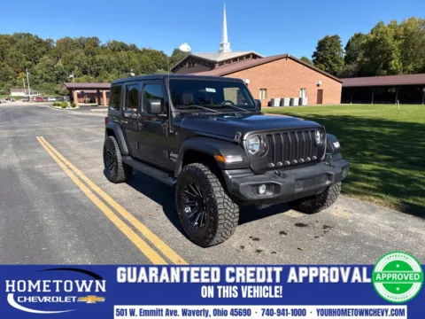 Gray 2021 Jeep Wrangler Unlimited Sport S for sale in Waverly, OH