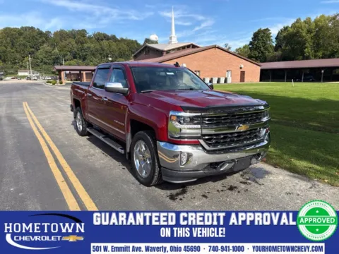 Red 2018 Chevrolet Silverado 1500 LTZ for sale in Waverly, OH