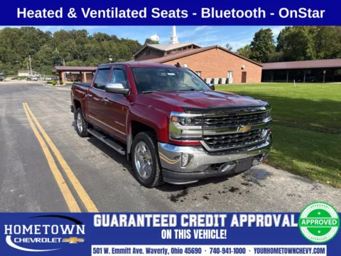 Red 2018 Chevrolet Silverado 1500 LTZ for sale in Waverly, OH