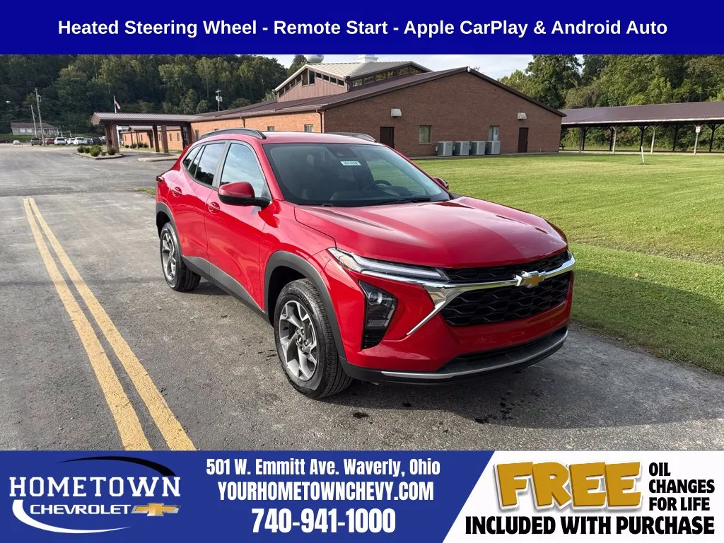 Red 2026 Chevrolet Trax LT for sale in Waverly, OH
