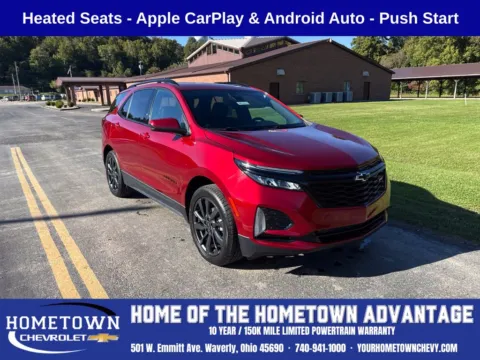 Red 2024 Chevrolet Equinox RS for sale in Waverly, OH