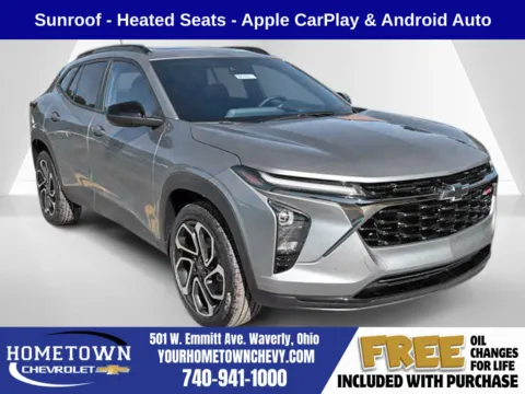Gray 2026 Chevrolet Trax 2RS for sale in Waverly, OH