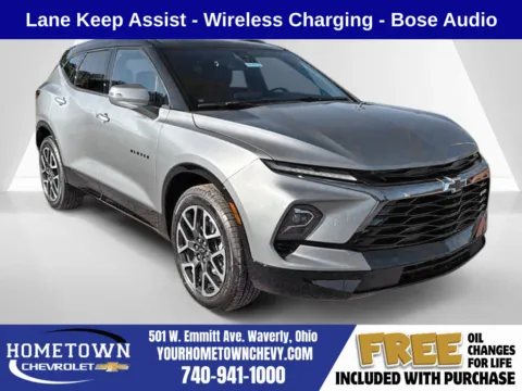 Gray 2026 Chevrolet Blazer RS for sale in Waverly, OH