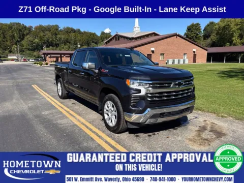 Gray 2022 Chevrolet Silverado 1500 LTZ for sale in Waverly, OH