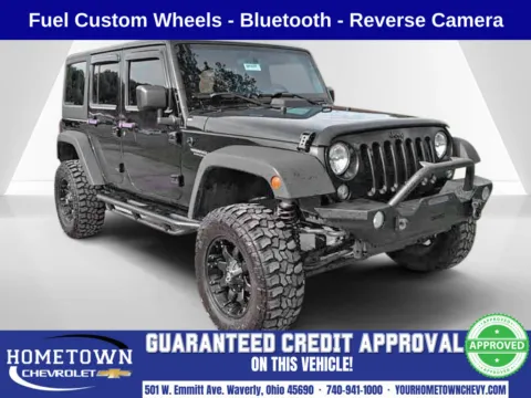 Black 2016 Jeep Wrangler Unlimited Sport for sale in Waverly, OH