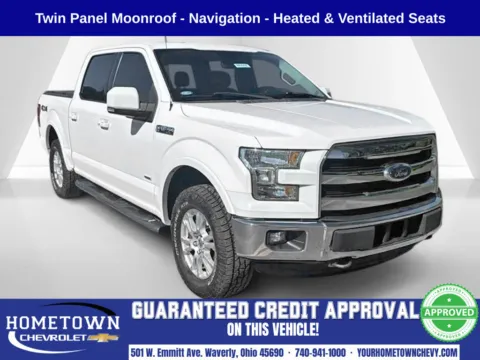 White 2016 Ford F-150 Lariat for sale in Waverly, OH
