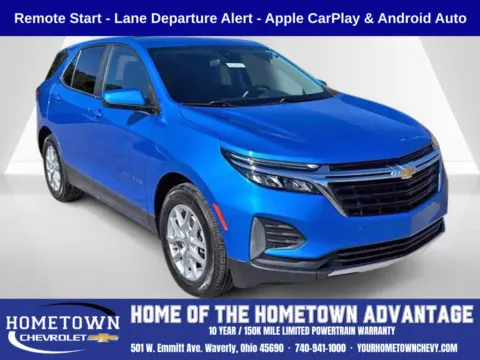 Blue 2024 Chevrolet Equinox LT for sale in Waverly, OH