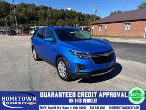 Blue 2024 Chevrolet Equinox LT for sale in Waverly, OH