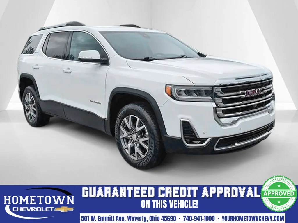 White 2023 GMC Acadia SLT for sale in Waverly, OH
