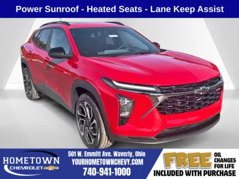 Red 2026 Chevrolet Trax 2RS for sale in Waverly, OH