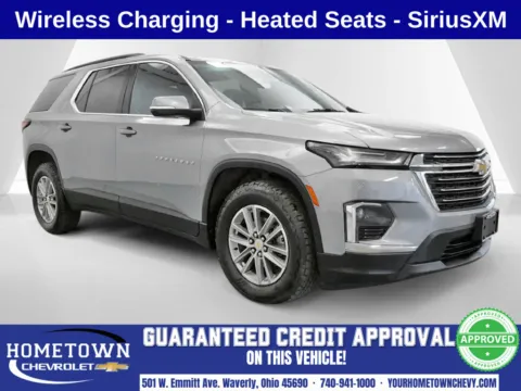 Gray 2023 Chevrolet Traverse LT for sale in Waverly, OH