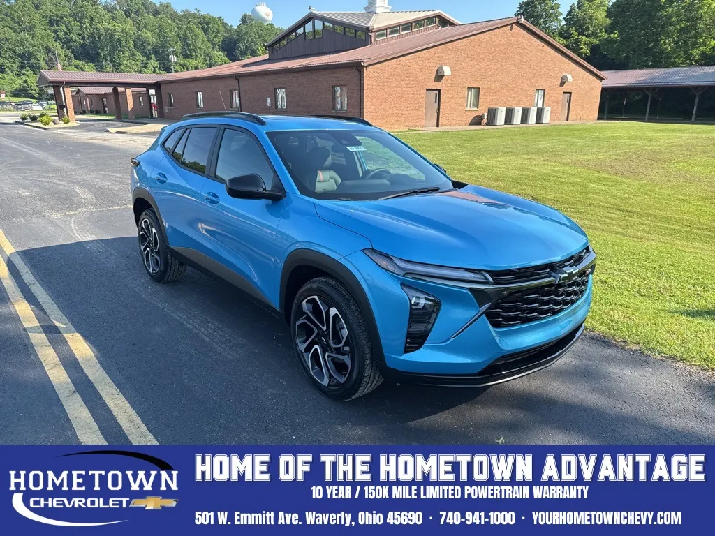 Blue 2025 Chevrolet Trax 2RS for sale in Waverly, OH