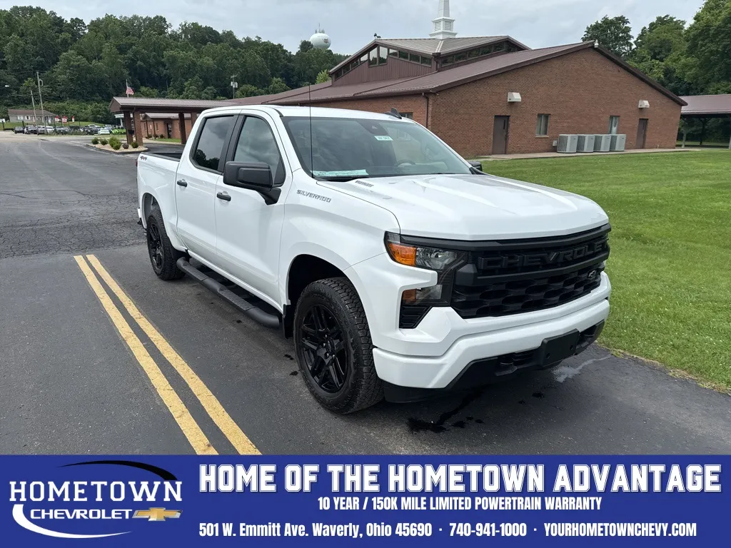 White 2025 Chevrolet Silverado 1500 Custom for sale in Waverly, OH