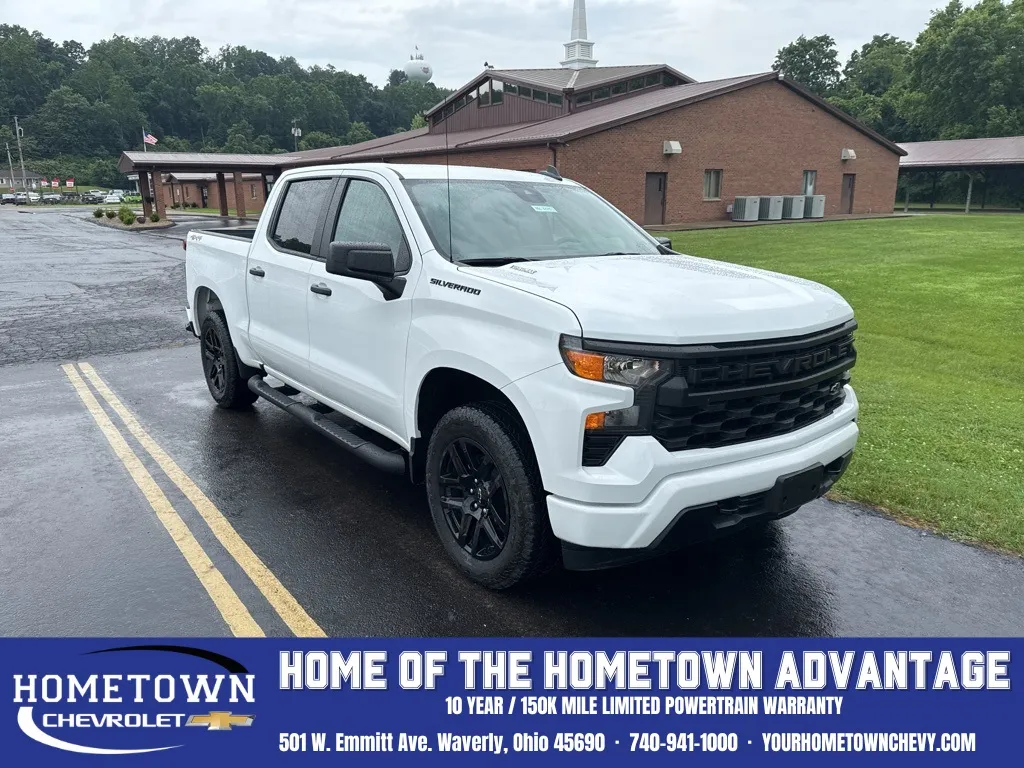 White 2024 Chevrolet Silverado 1500 Custom for sale in Waverly, OH