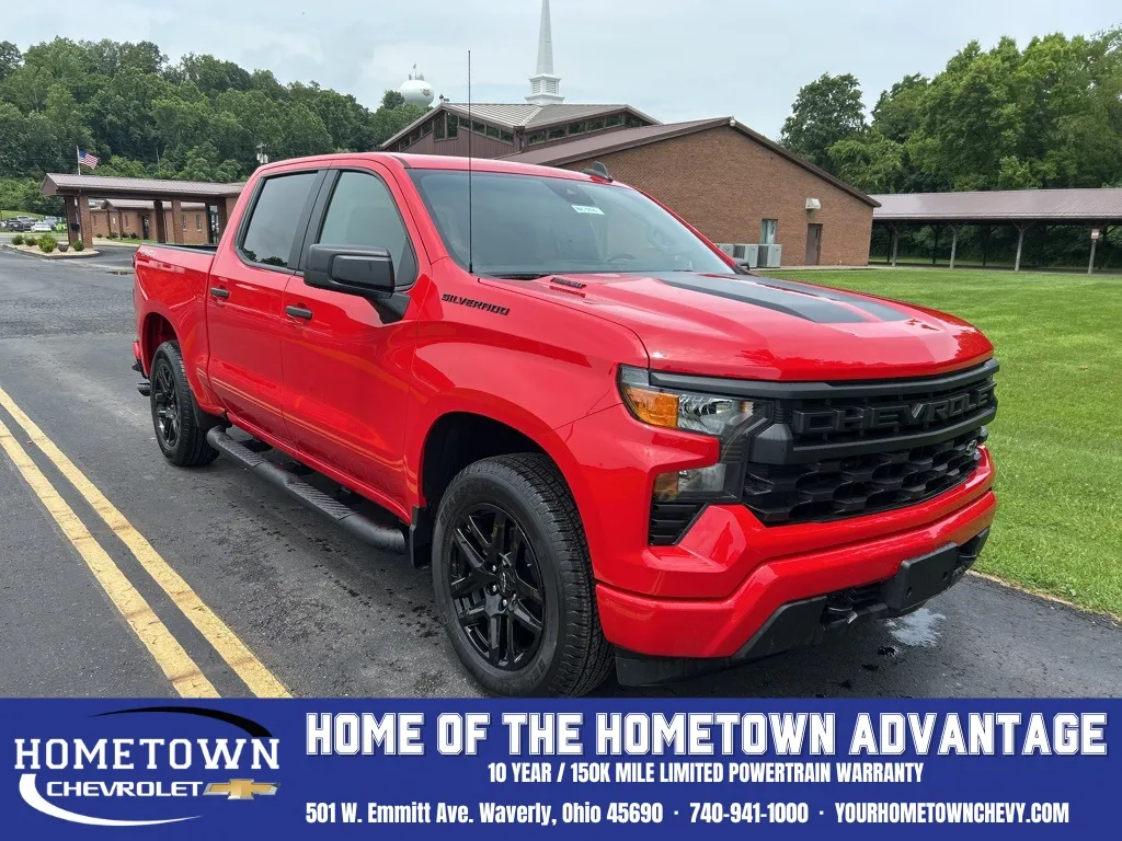 Red 2025 Chevrolet Silverado 1500 Custom for sale in Waverly, OH