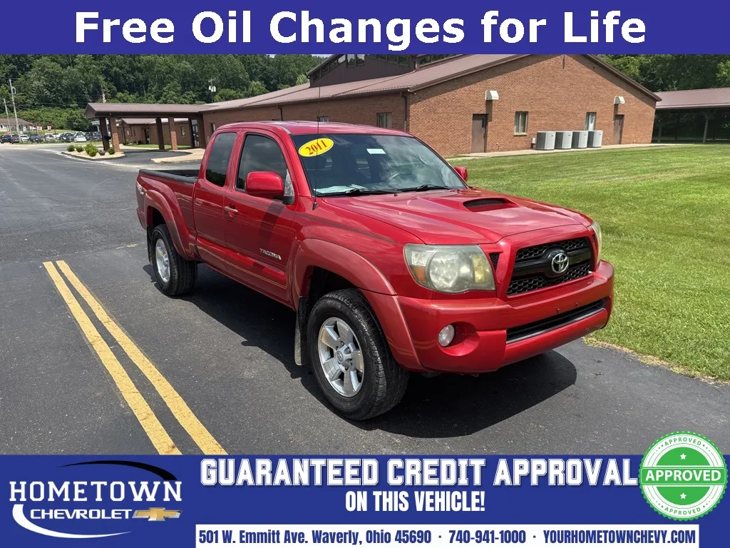 Red 2011 Toyota Tacoma for sale in Waverly, OH