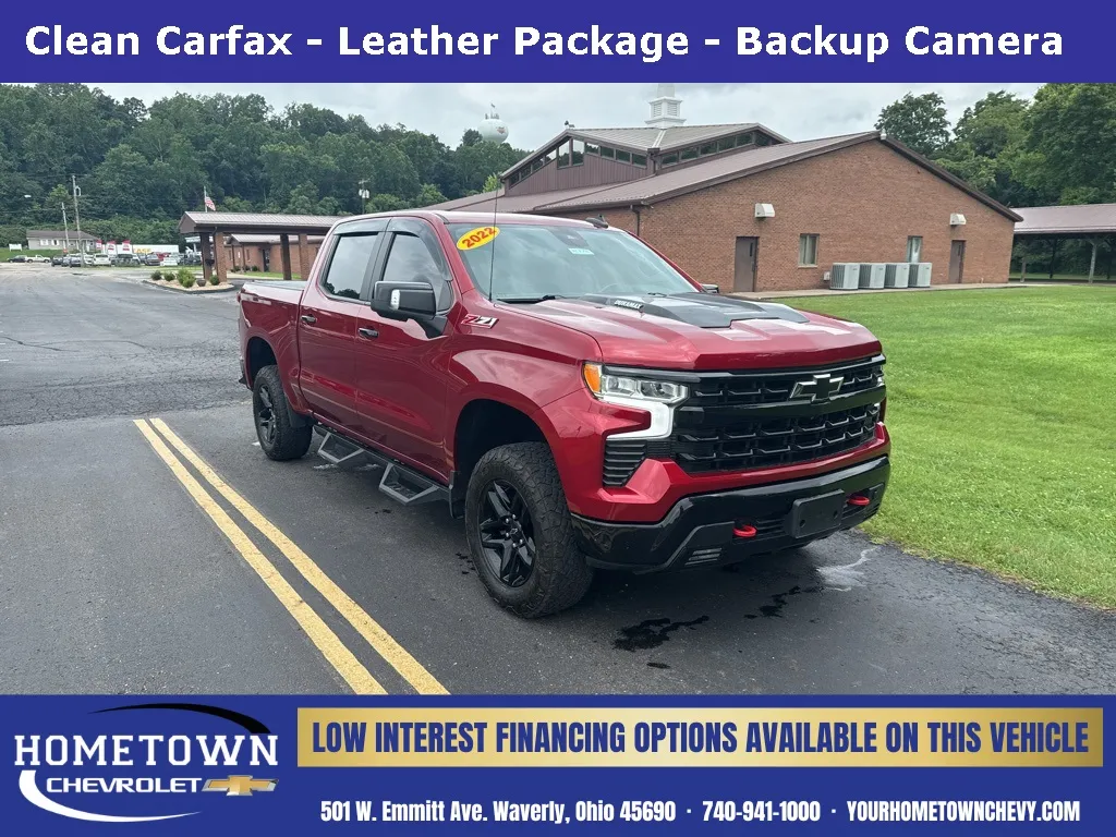 Red 2022 Chevrolet Silverado 1500 LT Trail Boss for sale in Waverly, OH