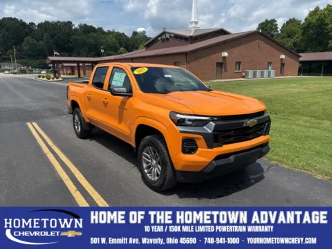 Orange 2025 Chevrolet Colorado LT for sale in Waverly, OH