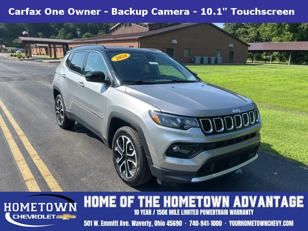 Silver 2024 Jeep Compass Limited for sale in Waverly, OH