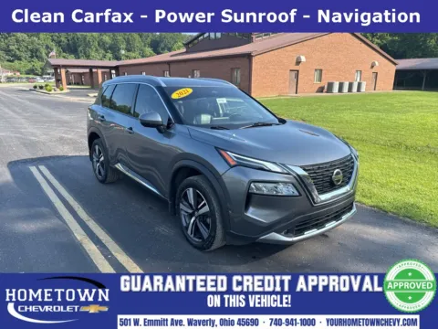 Gray 2021 Nissan Rogue Platinum for sale in Waverly, OH